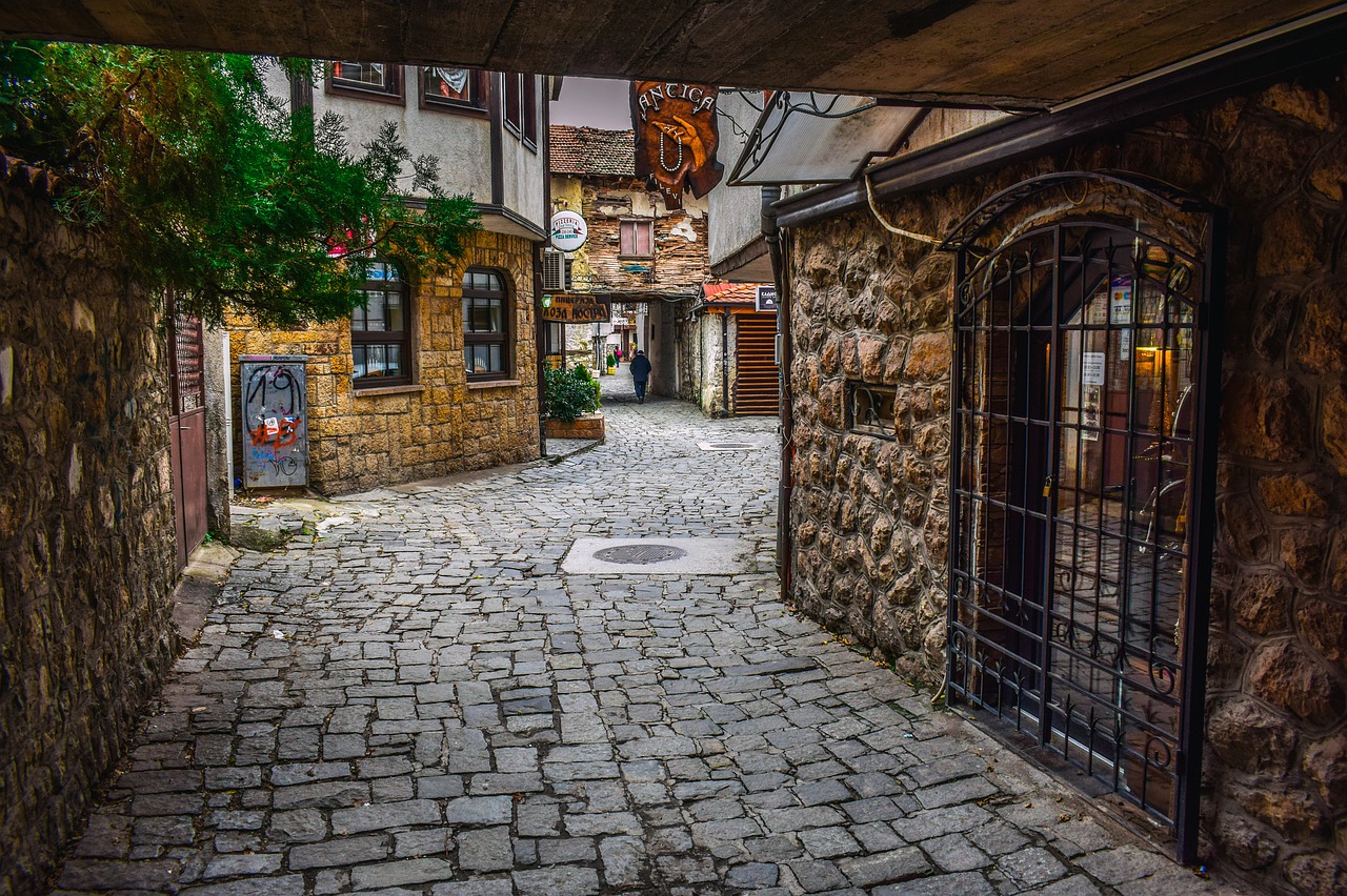 Ohrid street - Nort Macedonia